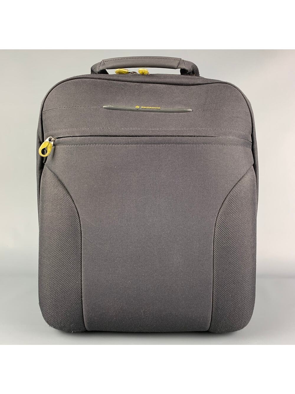 SAMSONITE Charcoal Nylon Rectangle Backpack
